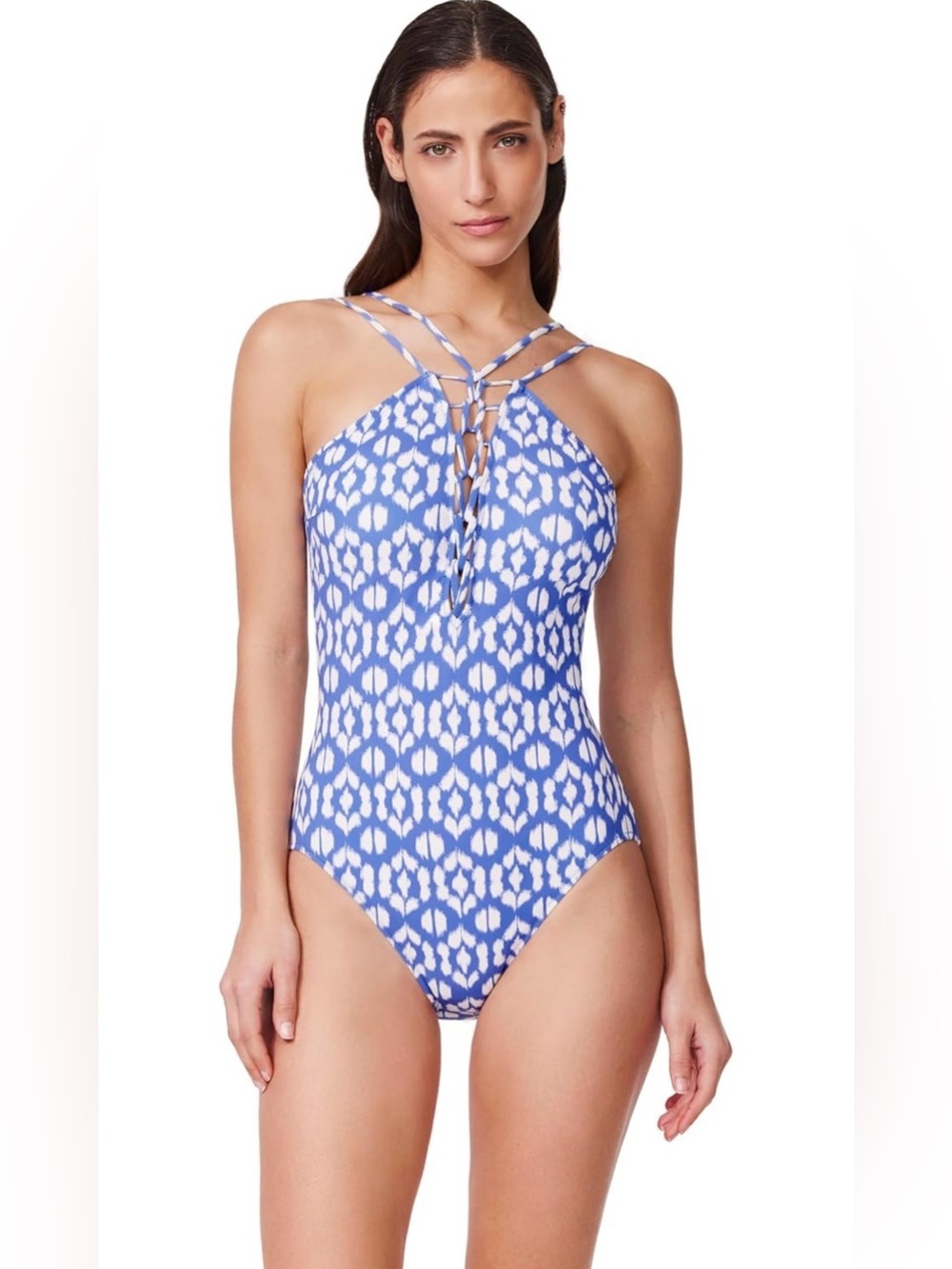 Profile by Gottex Mantra Braided High Neck One Piece Adjustable Straps